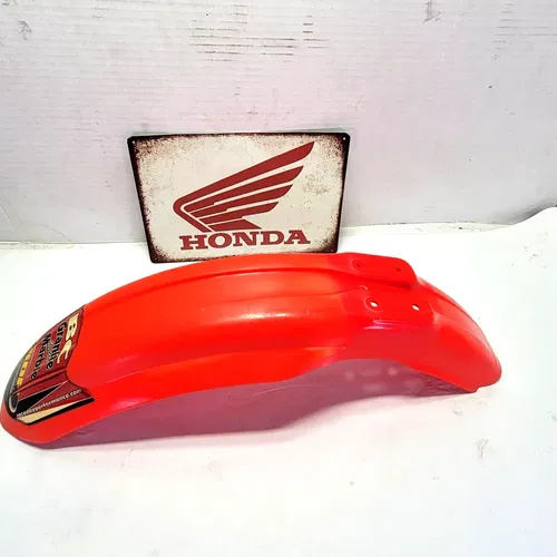2004 2004-2007 HONDA CR85R   Front Fender Front Mud Guard Red Plastic Fender