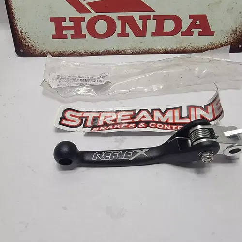 2007-2018 Honda CRF250R CRF450R Brake Lever Streamline SA-108-B Reflex Black