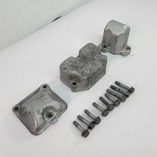 1999 KAWASAKI 95-06 KDX200 97-05 KDX220R OEM CYLINDER POWER VALVE SIDE COVERS