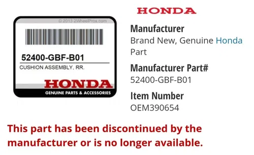 2004 2003-2004 HONDA CR85R Complete Rear Shock Rear Suspension OEM 52400-GBF-B01
