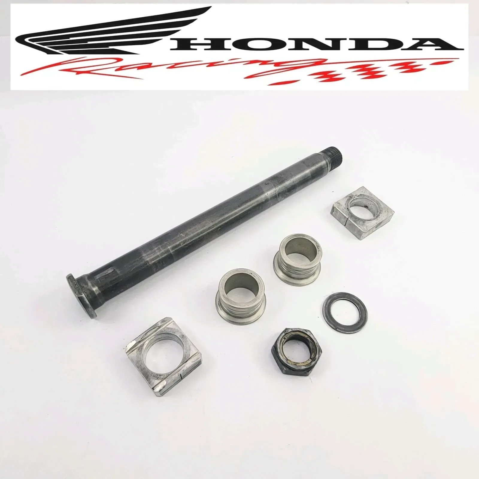 2008 02-08 HONDA CRF 250R CRF 450R Rear Wheel Axle Nut And Spacers 42301-KZ4-J40