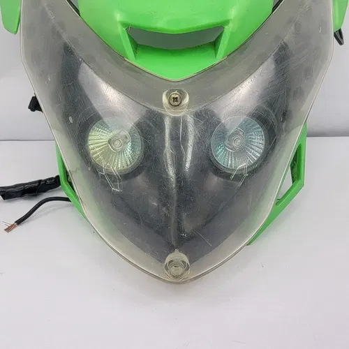 2008 Kawasaki Klx140 Headlight With Fron Fairing Acerbis Led Light Assembly