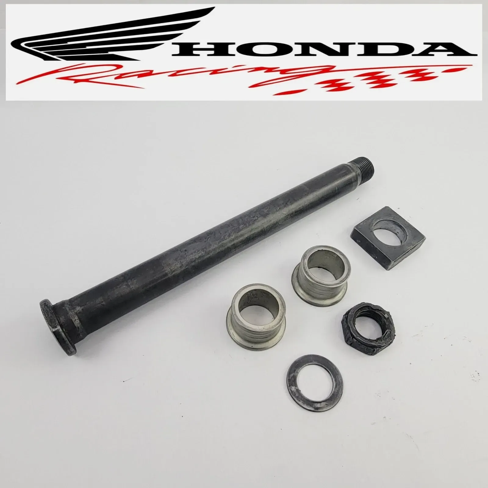 2008 02-08 HONDA CRF 250R CRF 450R Rear Wheel Axle Nut And Spacer 42301-KZ4-J40