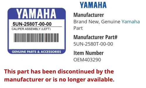 2003 2003-2004 Yamaha WR250F WR450F Front Brake Caliper Assembly Nissin OEM