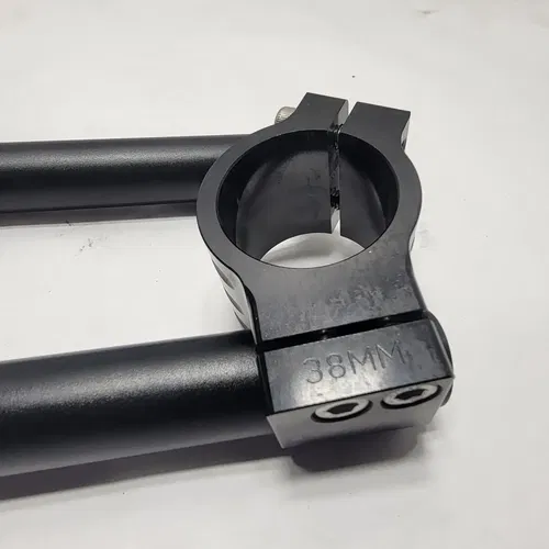 Clip On Handle Bars Cafe Racer 7/8 Bar 38mm Fork Clamps Honda Yamaha Suzuki