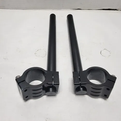 Clip On Handle Bars Cafe Racer 7/8 Bar 38mm Fork Clamps Honda Yamaha Suzuki