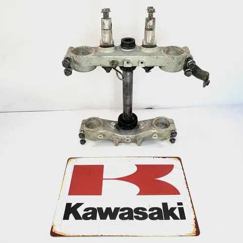 2001 1998-2006 KDX 200 KDX 220 Triple Tree Fork Clamp Upper Lower Stem Bar Clamp