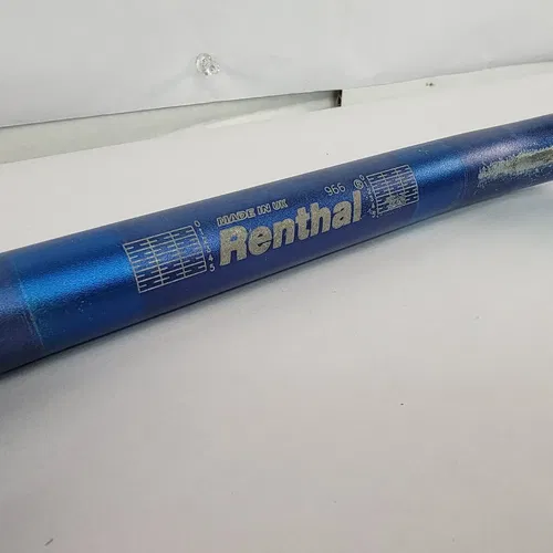 Renthal 966 Bar Aluminum Reed Windham Racer Handlebar #966 Blue 966-05-BU-01-185
