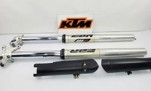 2009 KTM 125SX 150SX Front Fork Assembly And Guards 48MM Forks WP EBR Racing