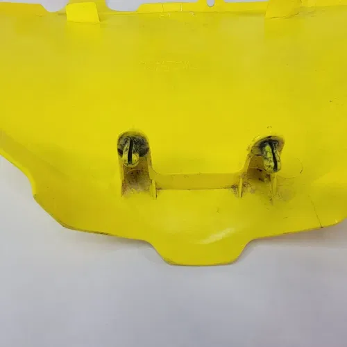 2001 Suzuki RM 250 Front Number Plate Yellow No Breaks Front Plate Suzuki OEM