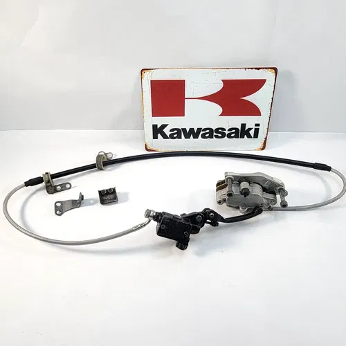 2001 95-06 KDX 200 KDX220 Front Brake Master Cylinder Caliper Braided Steel Line