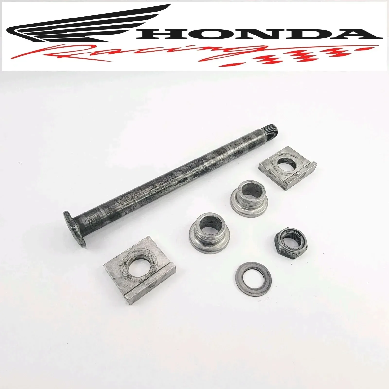 1996 95-97 Honda CR 125R CR 250R Rear Wheel Axle Nut And Spacers 42301-KZ3-600