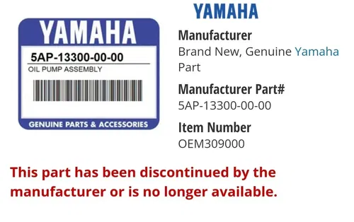 2005 2000-2007 YAMAHA TTR125L Engine Motor Oil Pump Assembly 5AP-13300-00-00 OEM