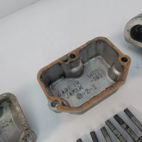 1999 KAWASAKI 95-06 KDX200 97-05 KDX220R OEM CYLINDER POWER VALVE SIDE COVERS