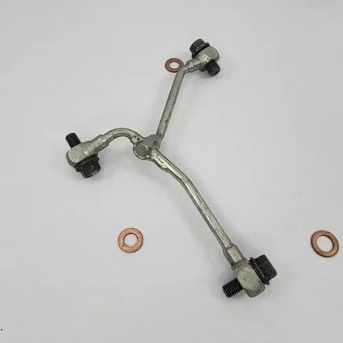 2003-2005 YAMAHA YZ450F WR450F Oil Delivery Pipe 1 Banjo Bolts And Crush Washers
