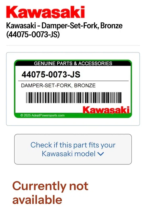 2005 04-05 KX250F 04-06 RMZ250F Front Forks Front Shocks Assembly OEM 48MM