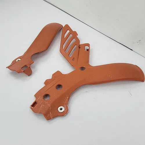 2009 2007-2013 KTM 150 SX Frame Guard Set Orange Guards Frame Protectors OEM