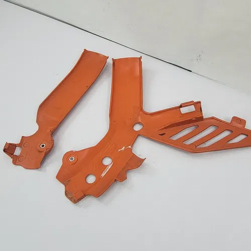 2009 2007-2013 KTM 150 SX Frame Guard Set Orange Guards Frame Protectors OEM
