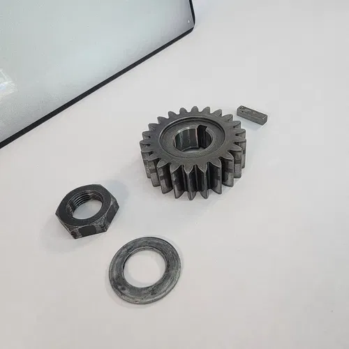 1990-1996 SUZUKI DR250 DR350 Crankshaft Primary Drive Gear Assembly Gear Key Nut