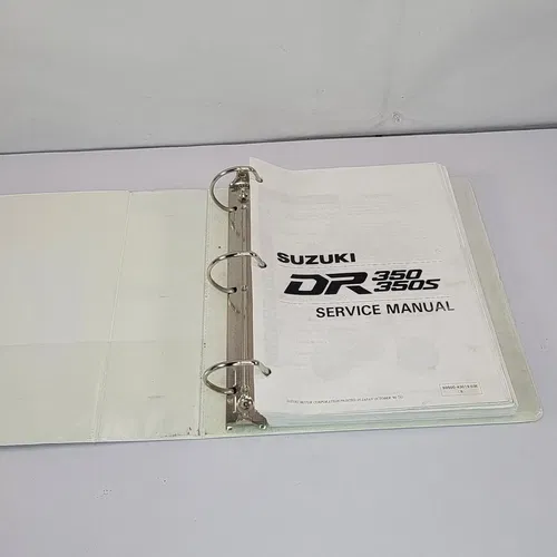 1991-1998 Suzuki Dr350 Dr350s Service Manual  Dr 350 350s Repair Shop Parts List