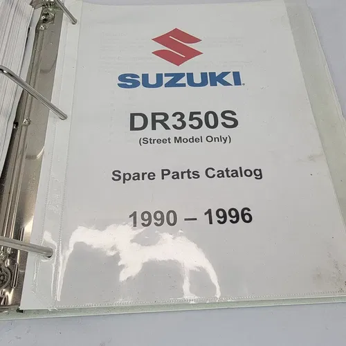 1991-1998 Suzuki Dr350 Dr350s Service Manual  Dr 350 350s Repair Shop Parts List