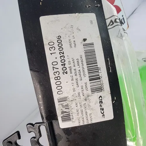 2000-2017 Kawasaki KX65 2003-2017 RM65 Acerbis 2040320006 Front Fender Green NEW
