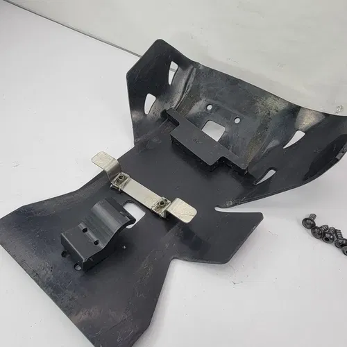 2009 KTM 150SX Polisport Enhanced Skid Plate Skidplate Black Engine Guard Mounts