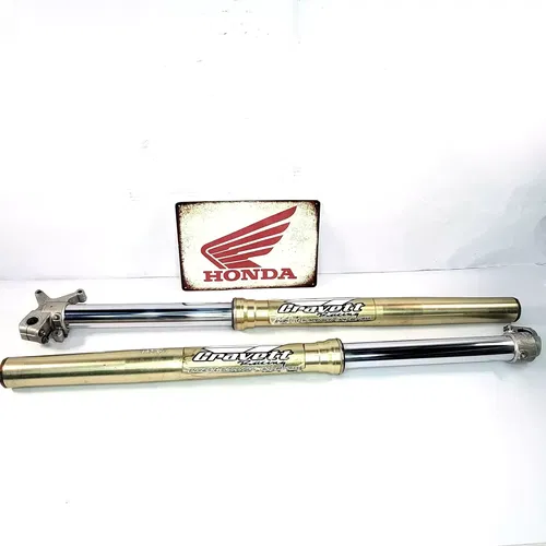 2006 Honda CRF250R Front Forks Suspension Damper Gravett Racing Built Honda OEM
