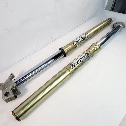 2006 Honda CRF250R Front Forks Suspension Damper Gravett Racing Built Honda OEM