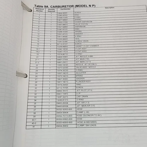 1991-1998 Suzuki Dr350 Dr350s Service Manual  Dr 350 350s Repair Shop Parts List