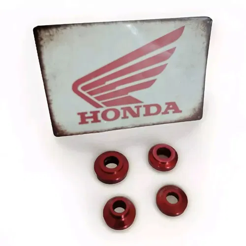 2010 Honda CRF 250R Front Axle Rear Axle Dust Covers RBRMX Anodized Red Covers