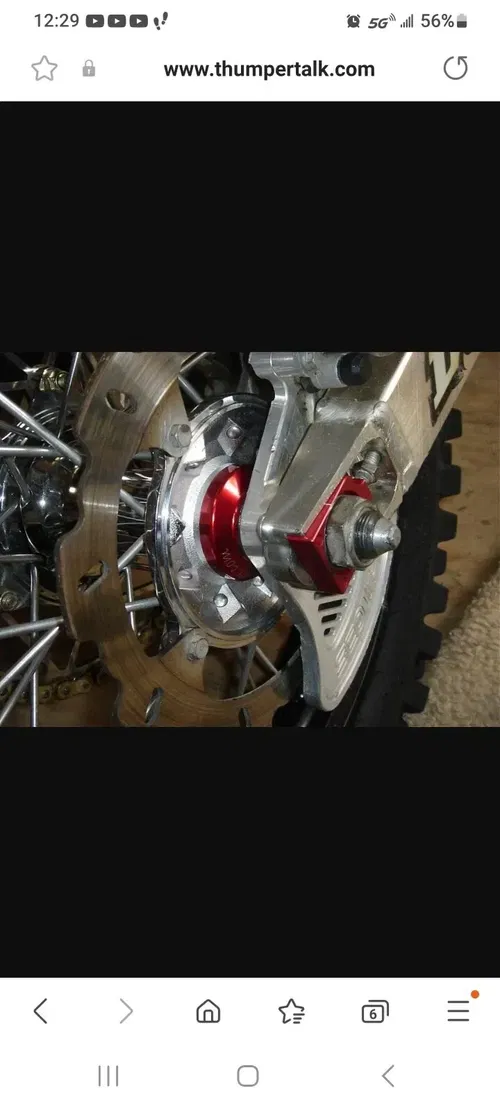 2010 Honda CRF 250R Front Axle Rear Axle Dust Covers RBRMX Anodized Red Covers
