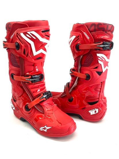 Alpinestars Tech 10 Boots RED NEW