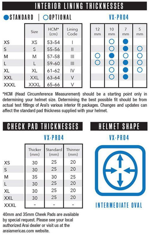 Arai VX-Pro4 Block Helmet