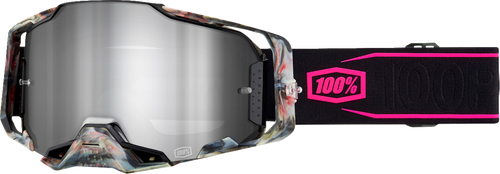 100% Armega Goggles - Sarcelle - Silver Mirror