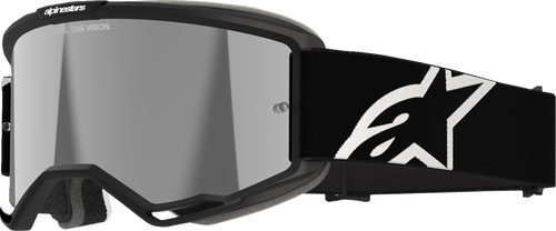 Alpinestars Vision 5 Corp Goggles - Black - Silver Mirror