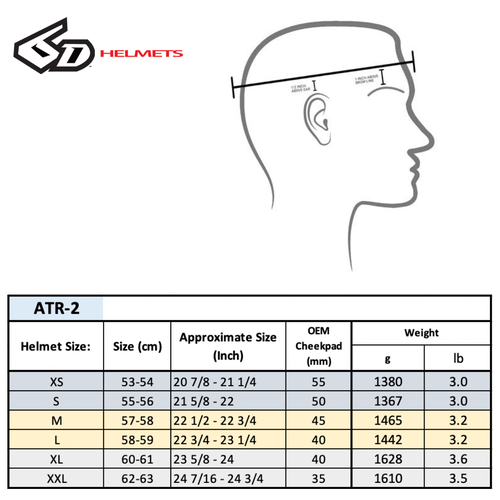 6D ATR-2 Range Helmet CLOSEOUT