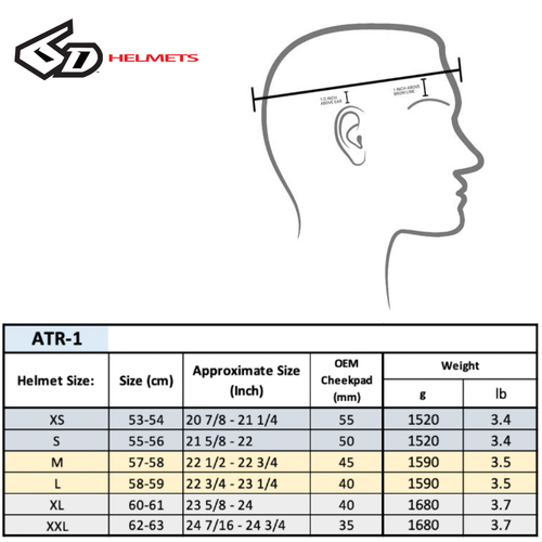 6D ATR-1 Apex Helmet CLOSEOUT