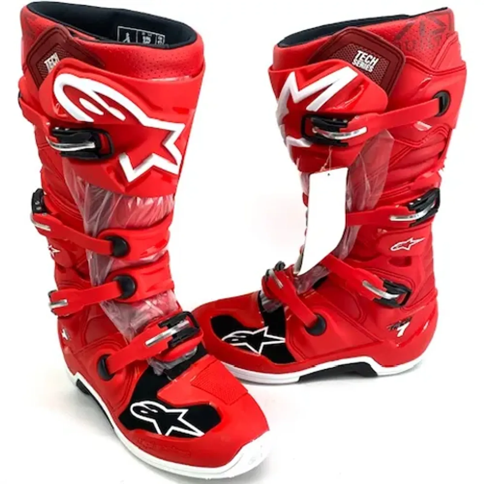 NEW Alpinestars Tech 7 Boots RED All Sizes