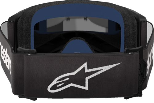 Alpinestars Vision 3 Wordmark Goggles - Black - Silver Mirror