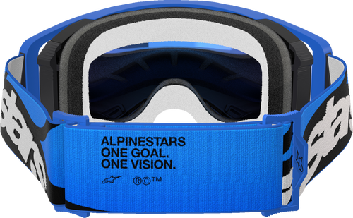 Alpinestars Supertech Stream Goggles - Blue - Blue Mirror