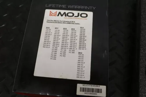 2017 KTM 450SXF Mojo Bling Kit Black 250SXF 350SXF Axle Blocks 2016-2020