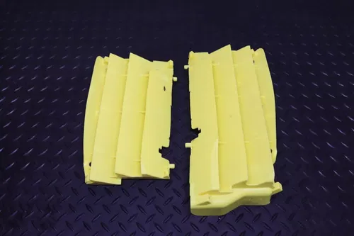 2015 Suzuki RMZ450 Radiator Louvers Plastic Guards Yellow RMZ 450 OEM 2008-2017