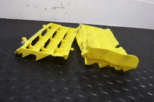 2015 Suzuki RMZ450 Radiator Louvers Plastic Guards Yellow RMZ 450 OEM 2008-2017