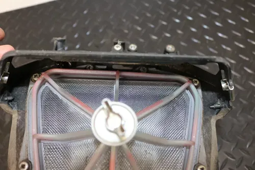 2016 Yamaha YZ250F Airbox Plastic Intake Boot Filter Cage OEM YZ 250F 2014-2018