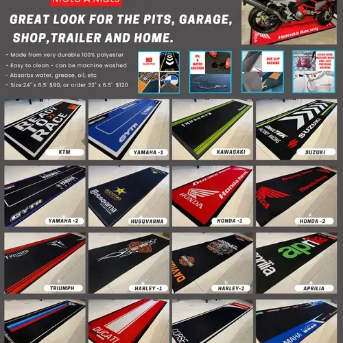 SuperCool Moto Mats  -    24" x 6.5' 