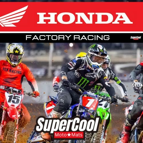 Honda 2' x 8' SuperCool Banner - Great for the Pits, Garage, Display Decor