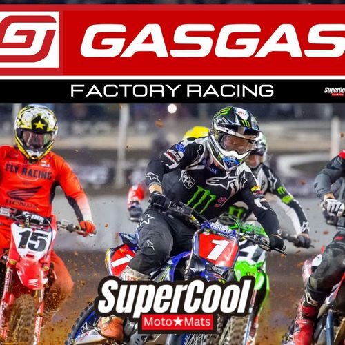 GasGas 2' x 8' SuperCool Banner - Great for the Pits, Garage, Display Decor