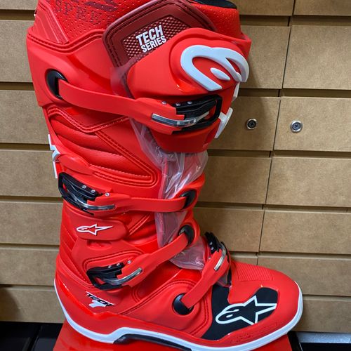 Botas motocross Alpinestars Tech 7 Red White en Stock