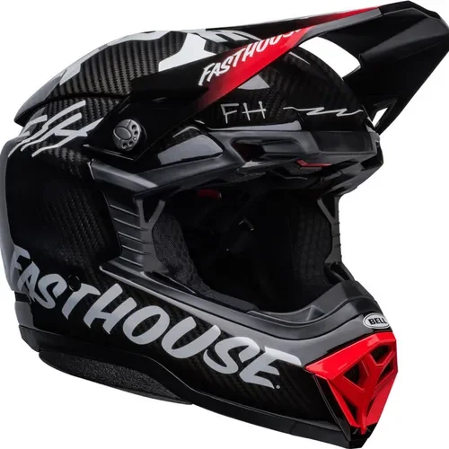 Bell Moto 10 Fasthouse Black Red Small